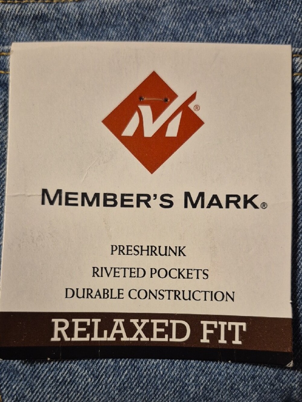 Member's Mark Men's Relaxed Fit Light Wash Blue Jeans - Picture 3 of 10